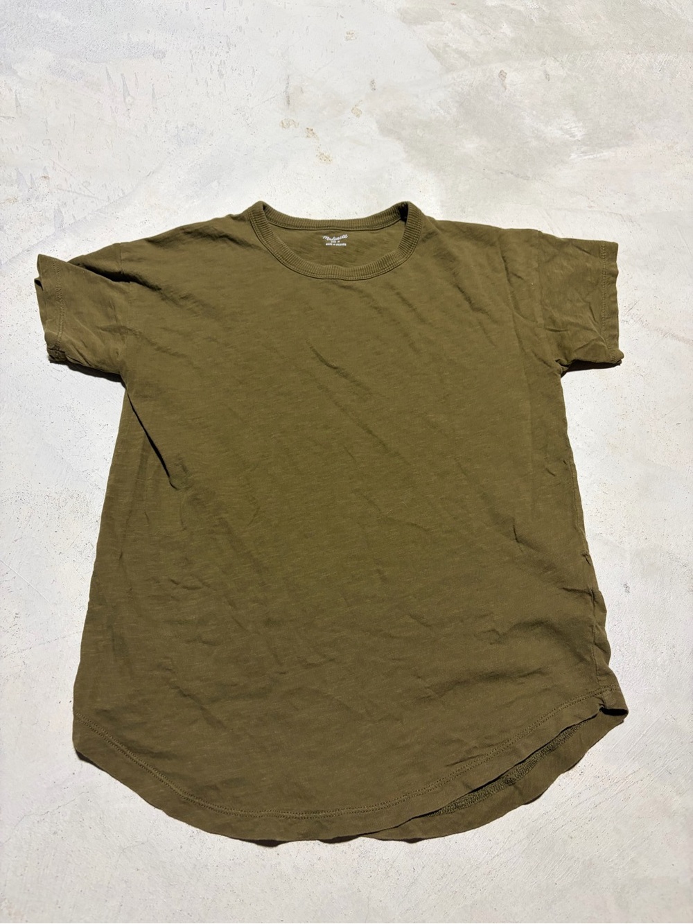 Madewell cotton Crewneck Short Sleeve T-Shirt small